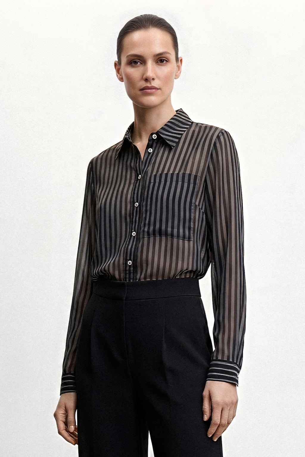 Camicia gessata
