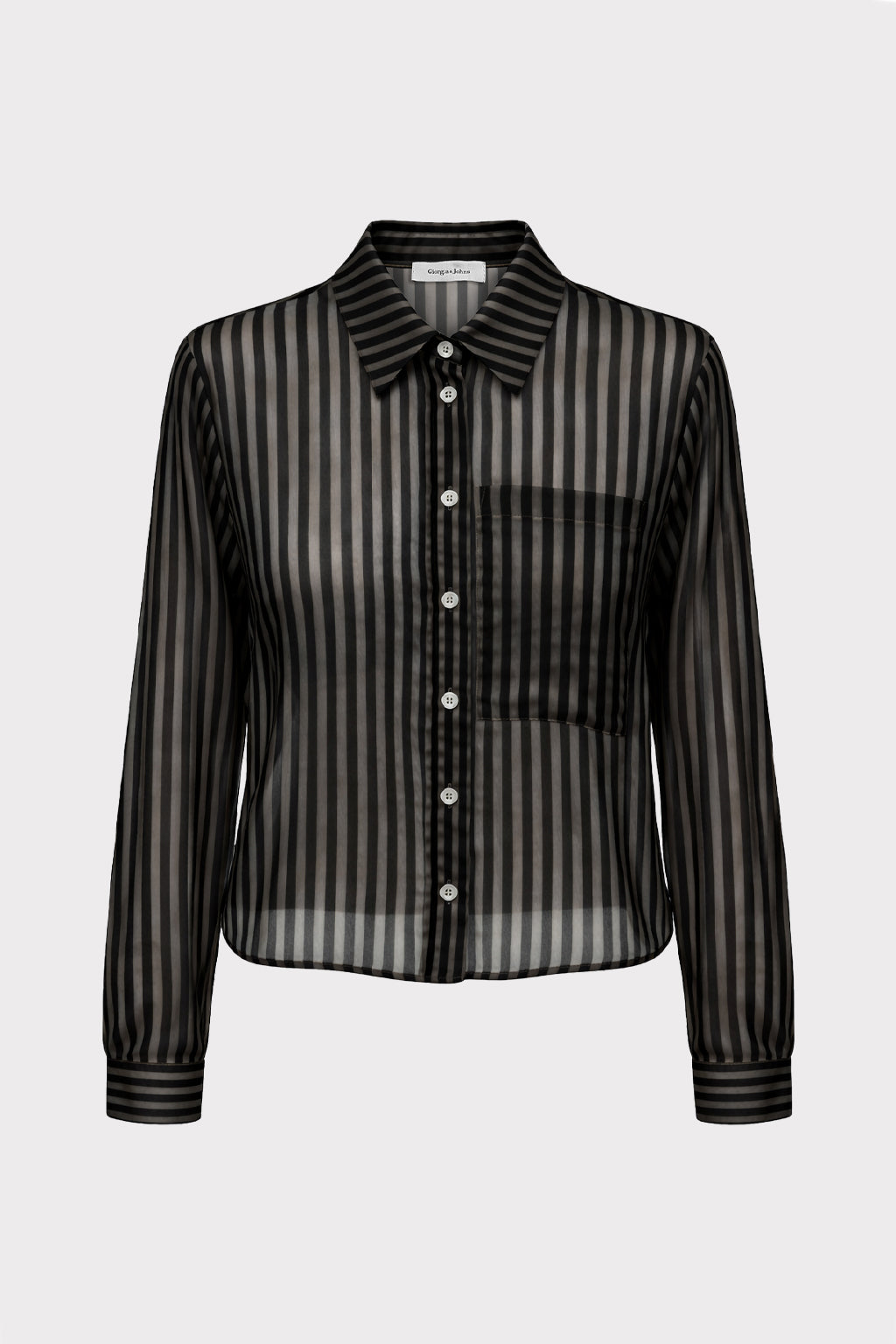 Camicia gessata