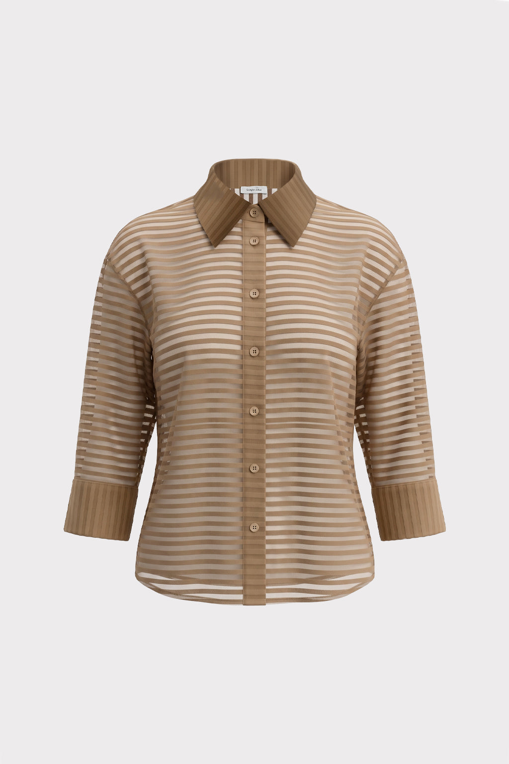 Camicia righe orizzontali