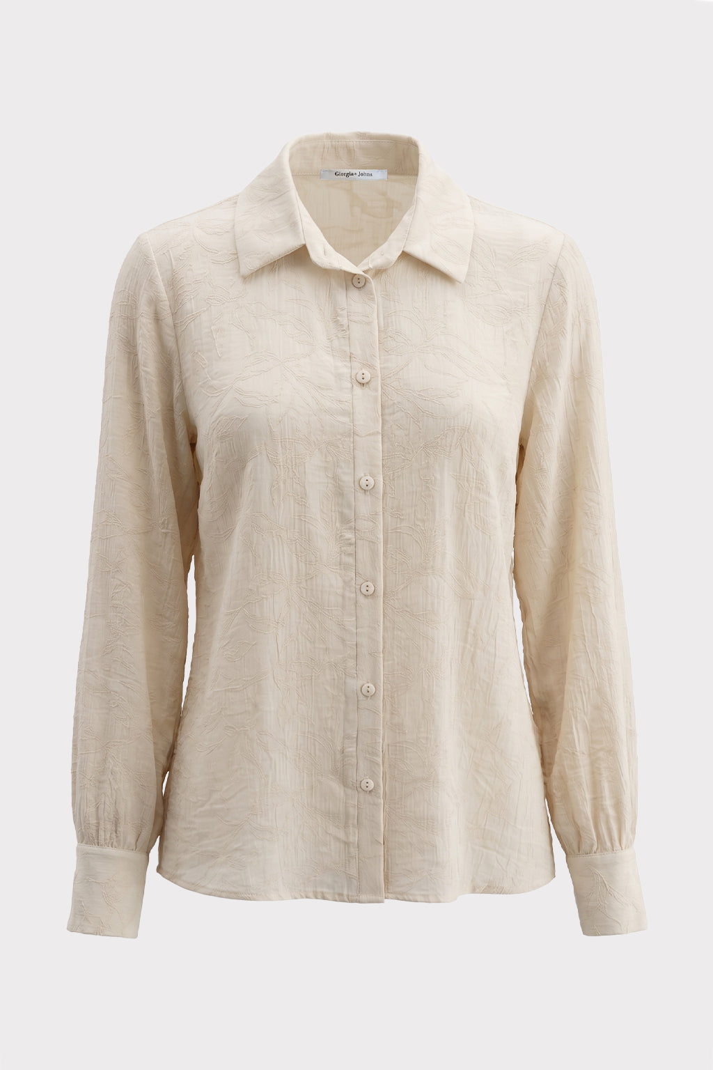Camicia tessuto jacquard