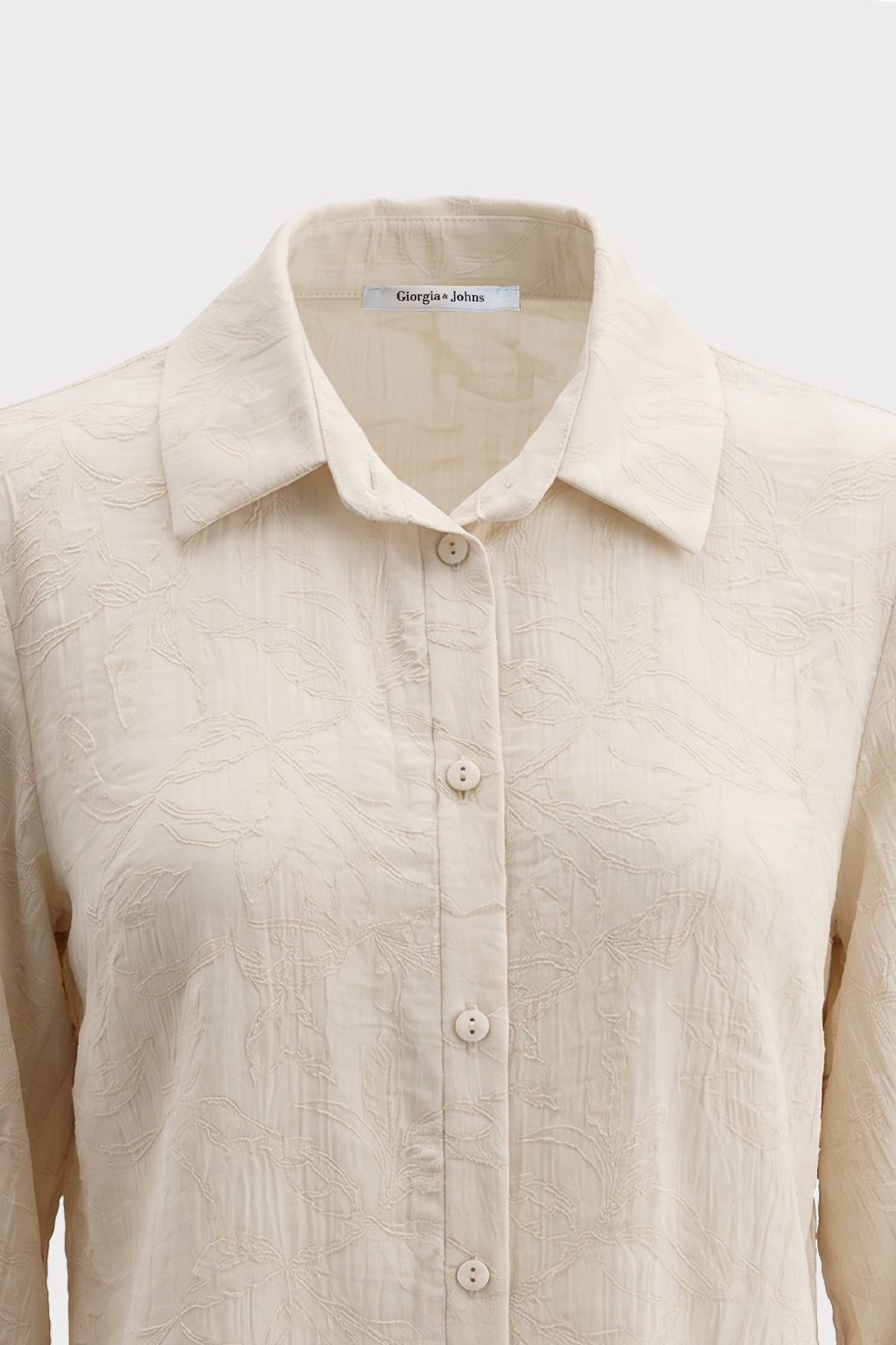 Camicia tessuto jacquard