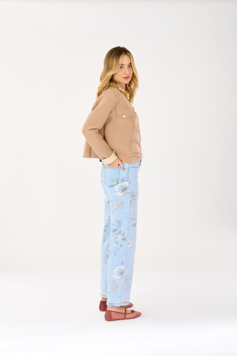 Jeans flower