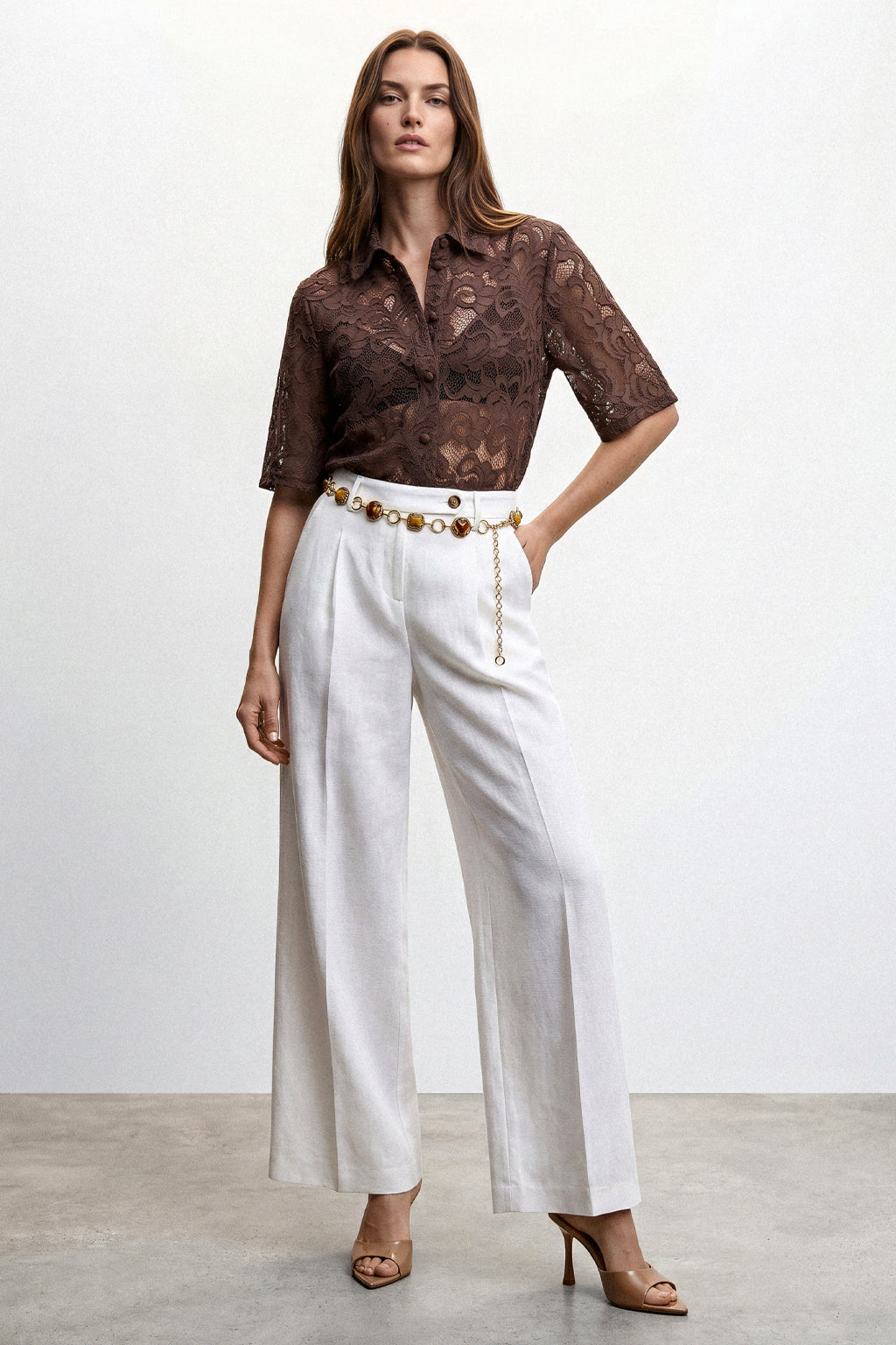 Camicia in pizzo