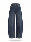 Jeans Barrel con cucitura centrale