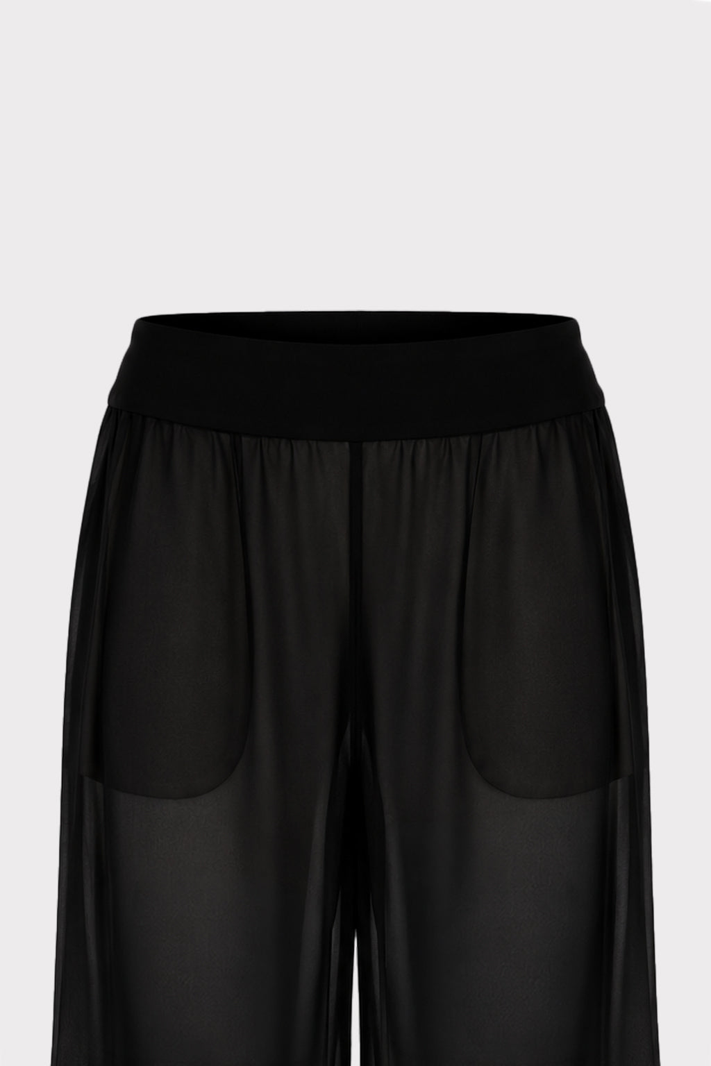Pantalone cargo fluido