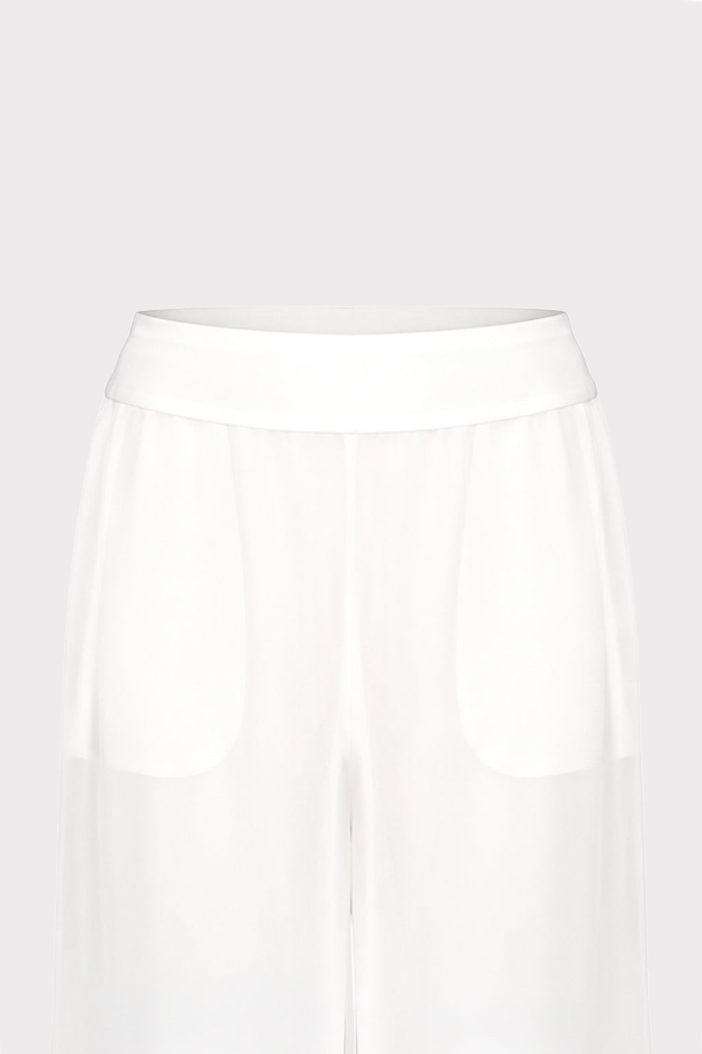 Pantalone cargo fluido