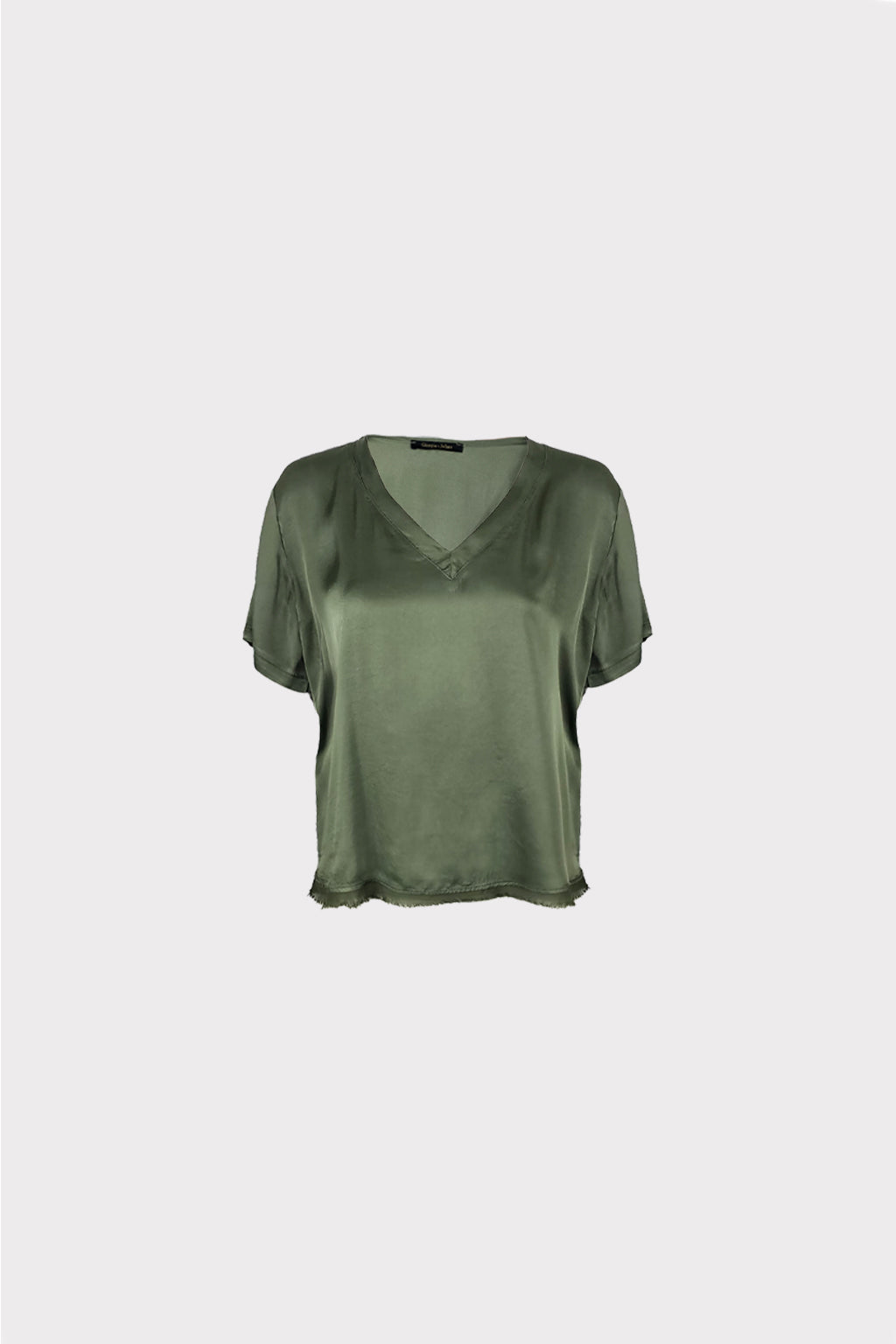 Maglia orlo sfrangiato