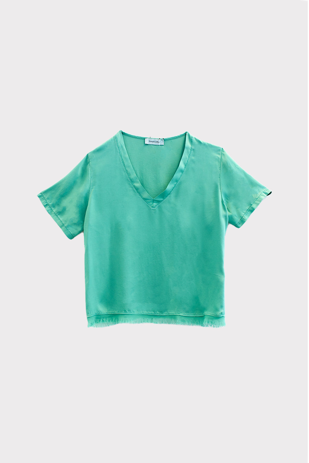 Maglia orlo sfrangiato