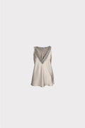 Smanicato raso con inserto pizzo