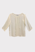 Blusa doppio tessuto