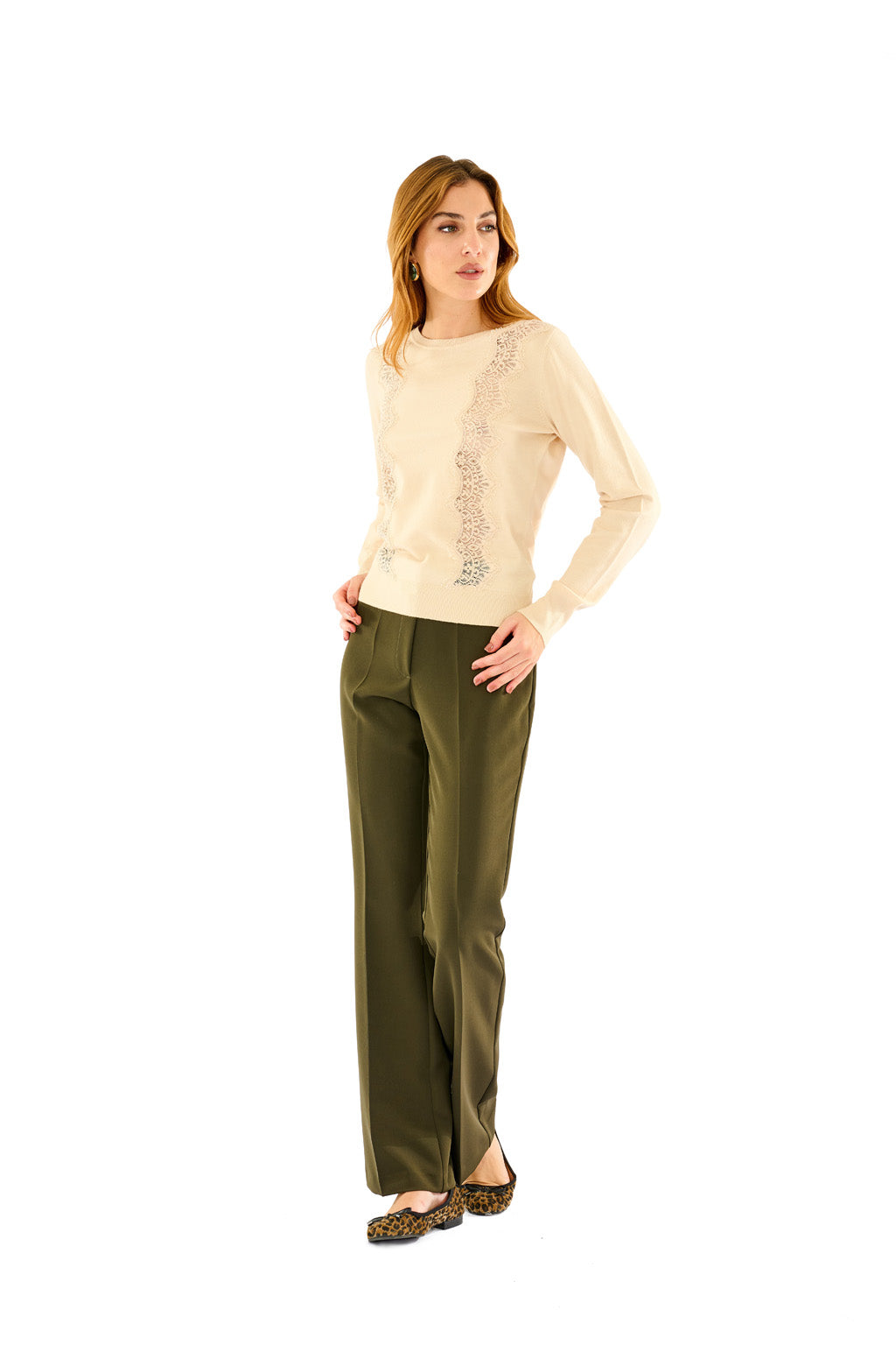 Pantalone zampa basic