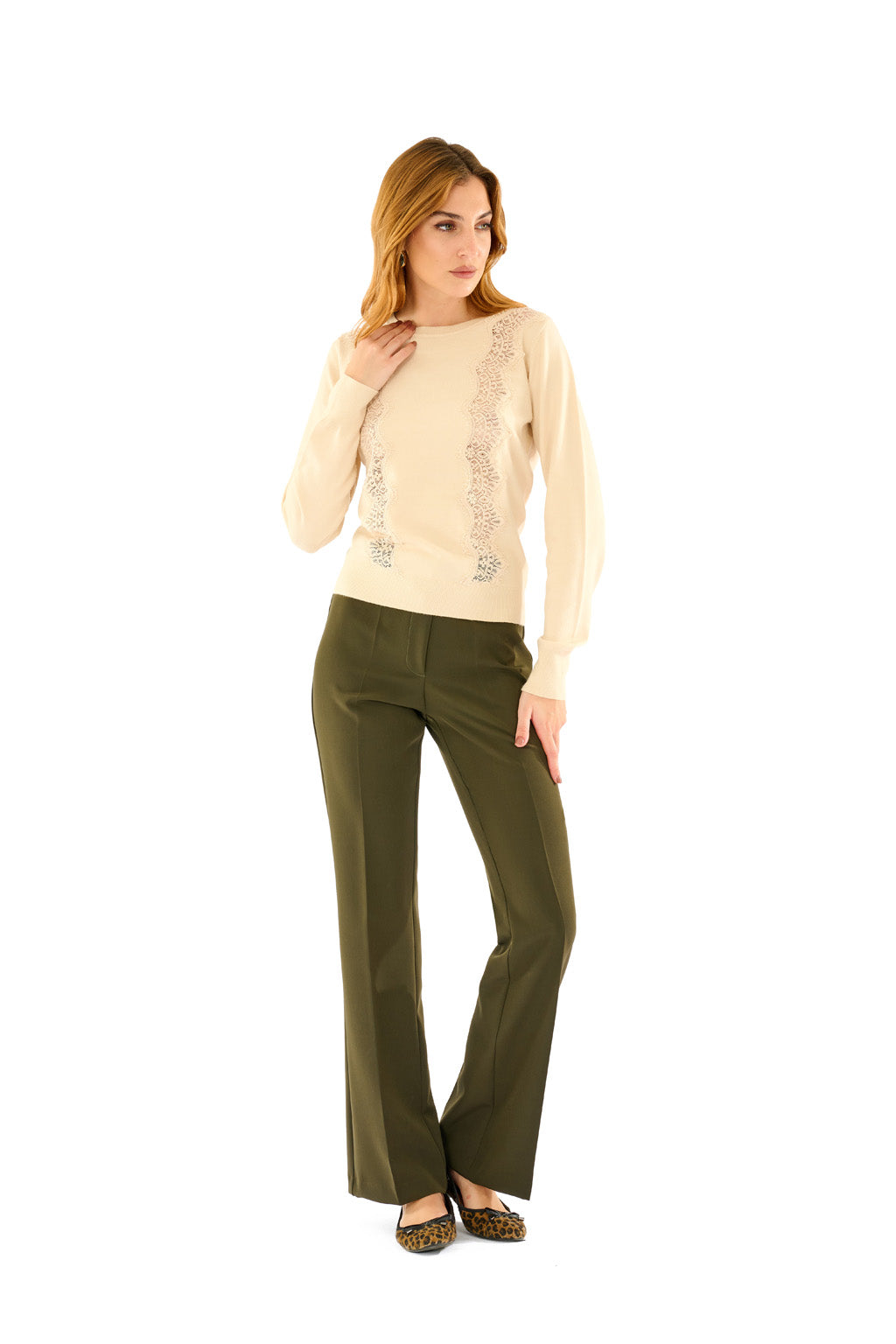 Pantalone zampa basic