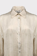 Camicia riga inserto pizzo