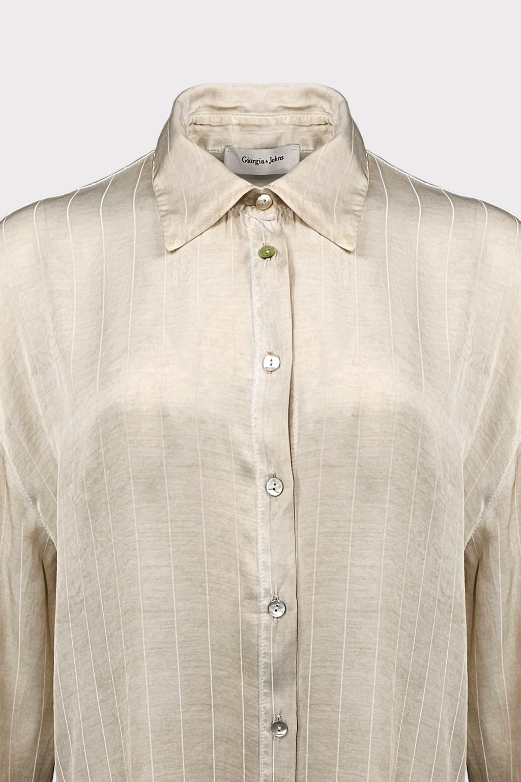 Camicia riga inserto pizzo