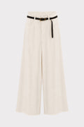 Pantalone cotone con cintura
