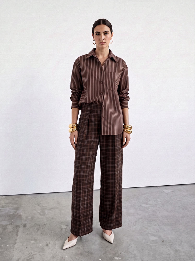 Pantaloni fantasia check