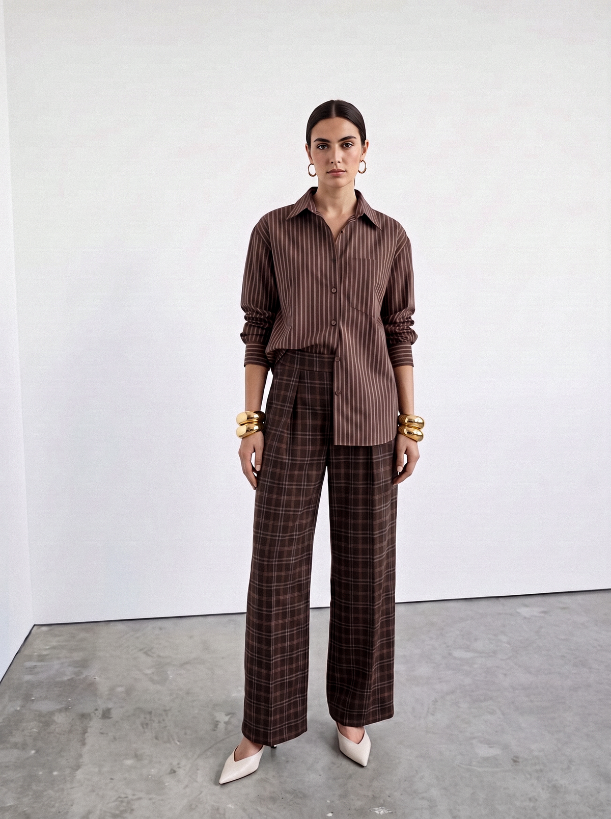 Pantaloni fantasia check