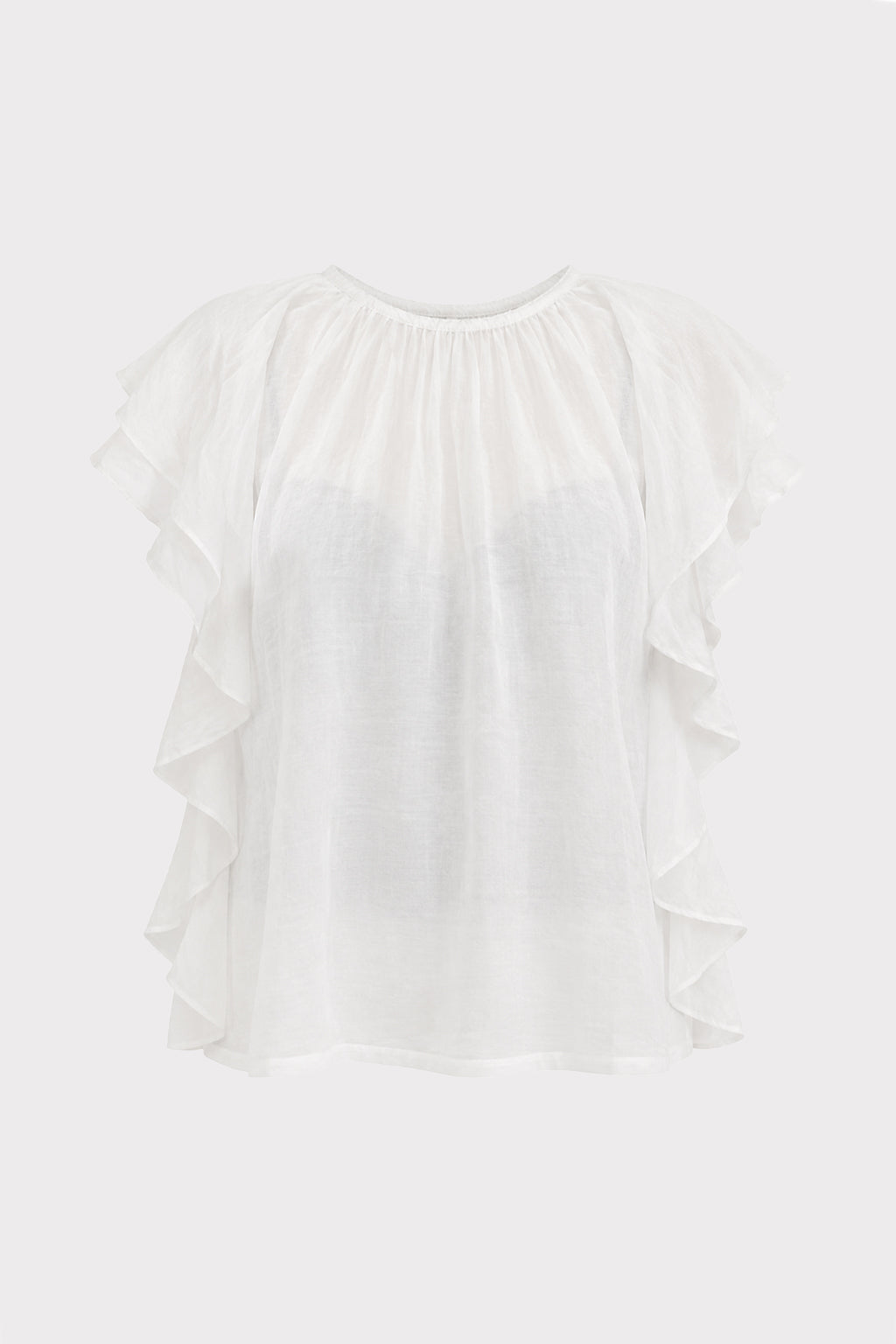 Blusa con rouches