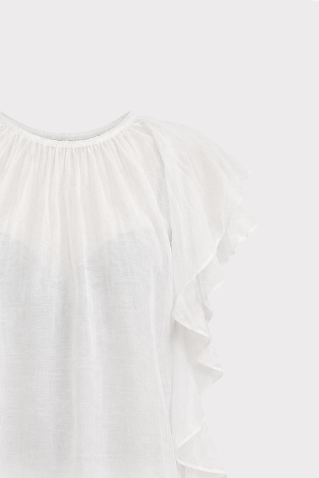 Blusa con rouches