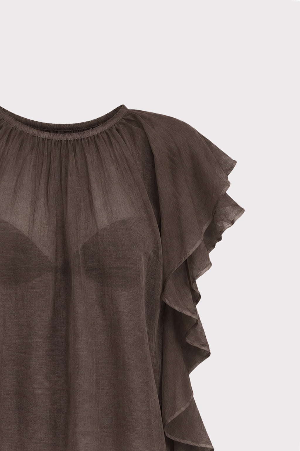 Blusa con rouches