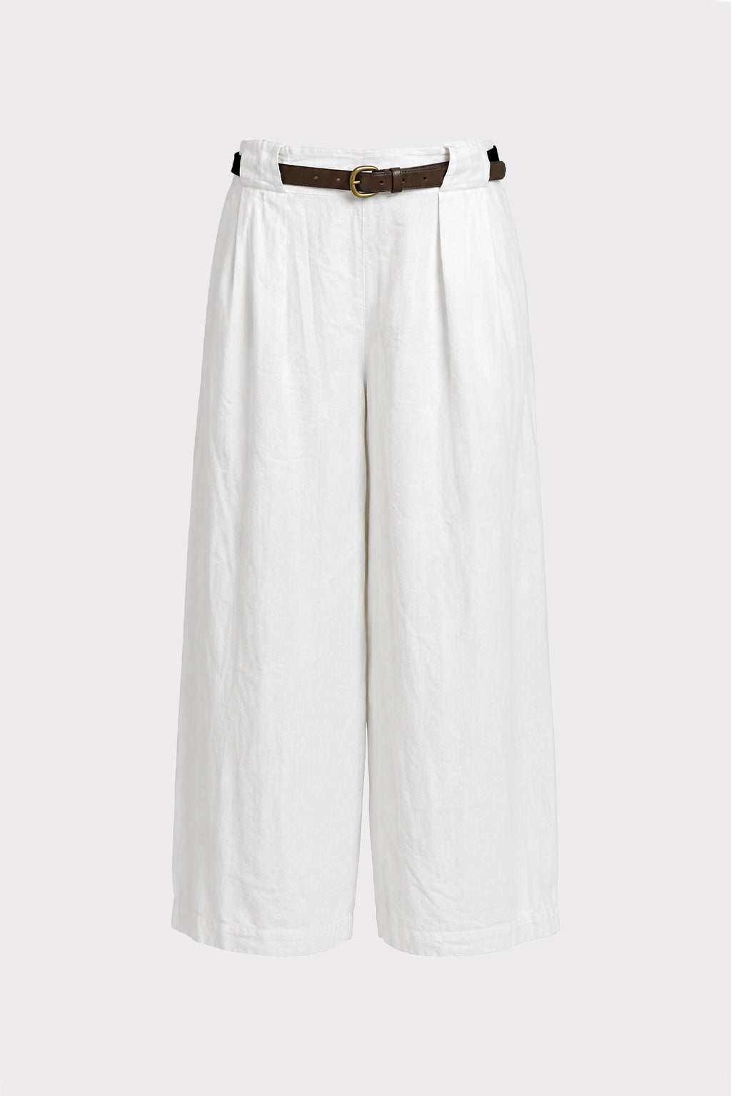Pantalone lino con cintura