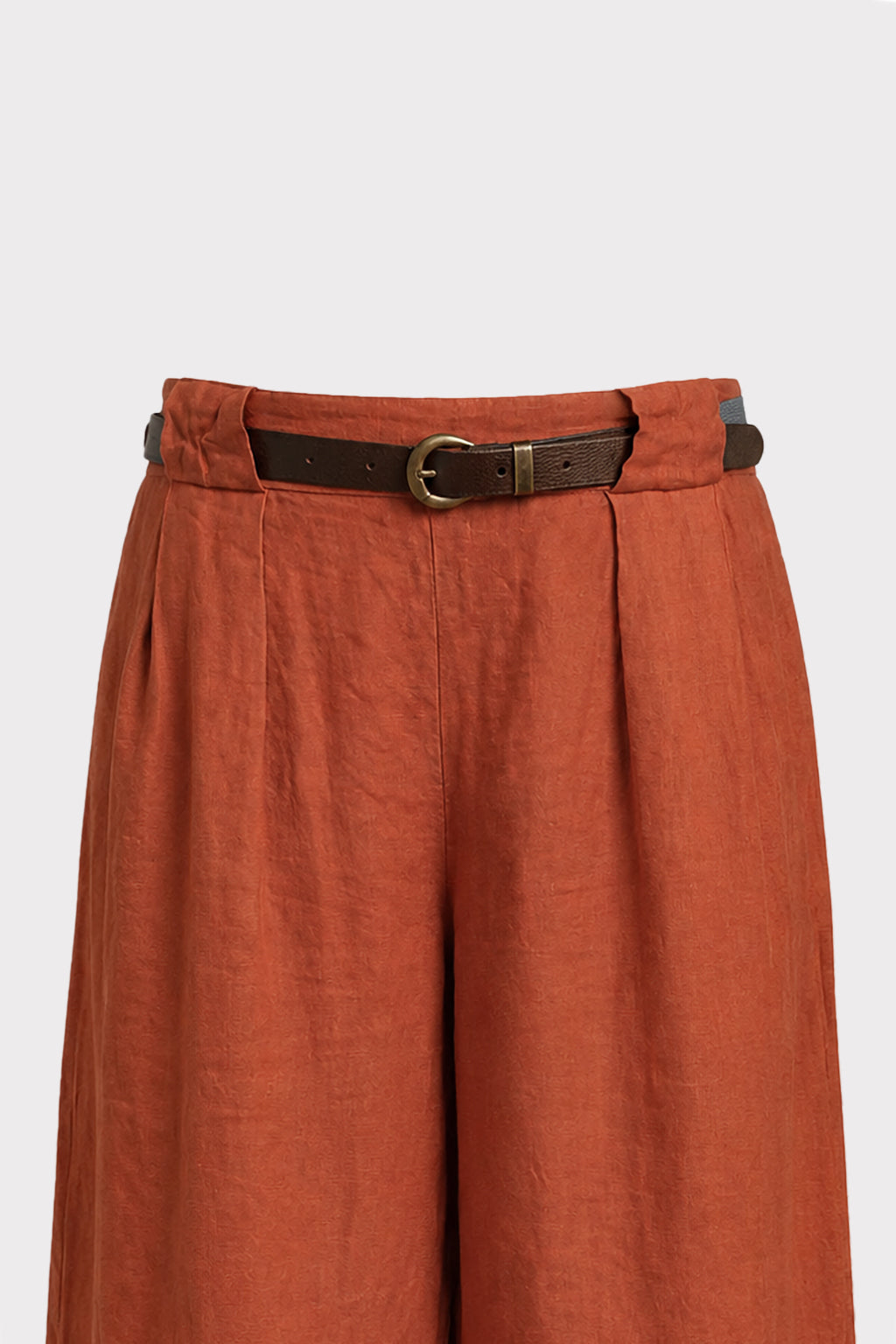 Pantalone lino con cintura