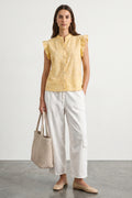 Pantalone cotone con coulisse