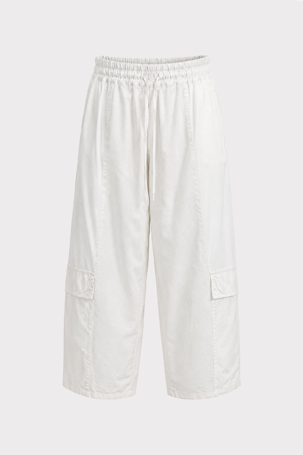 Pantalone cotone con coulisse