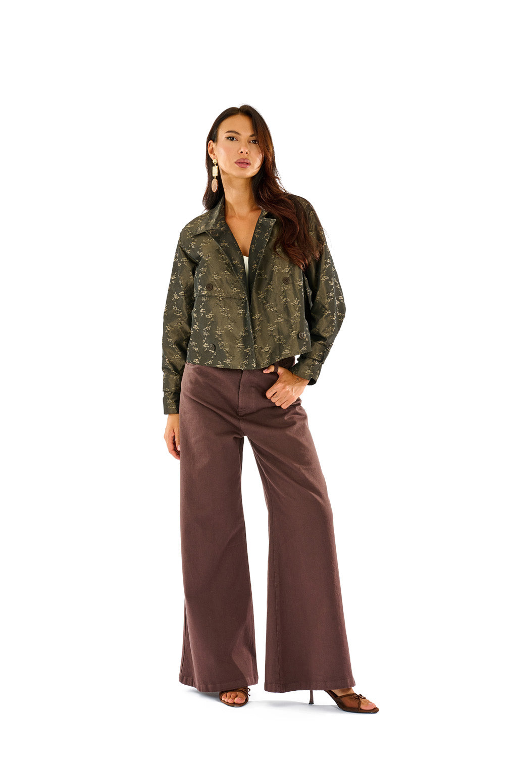 Pantalone wide leg