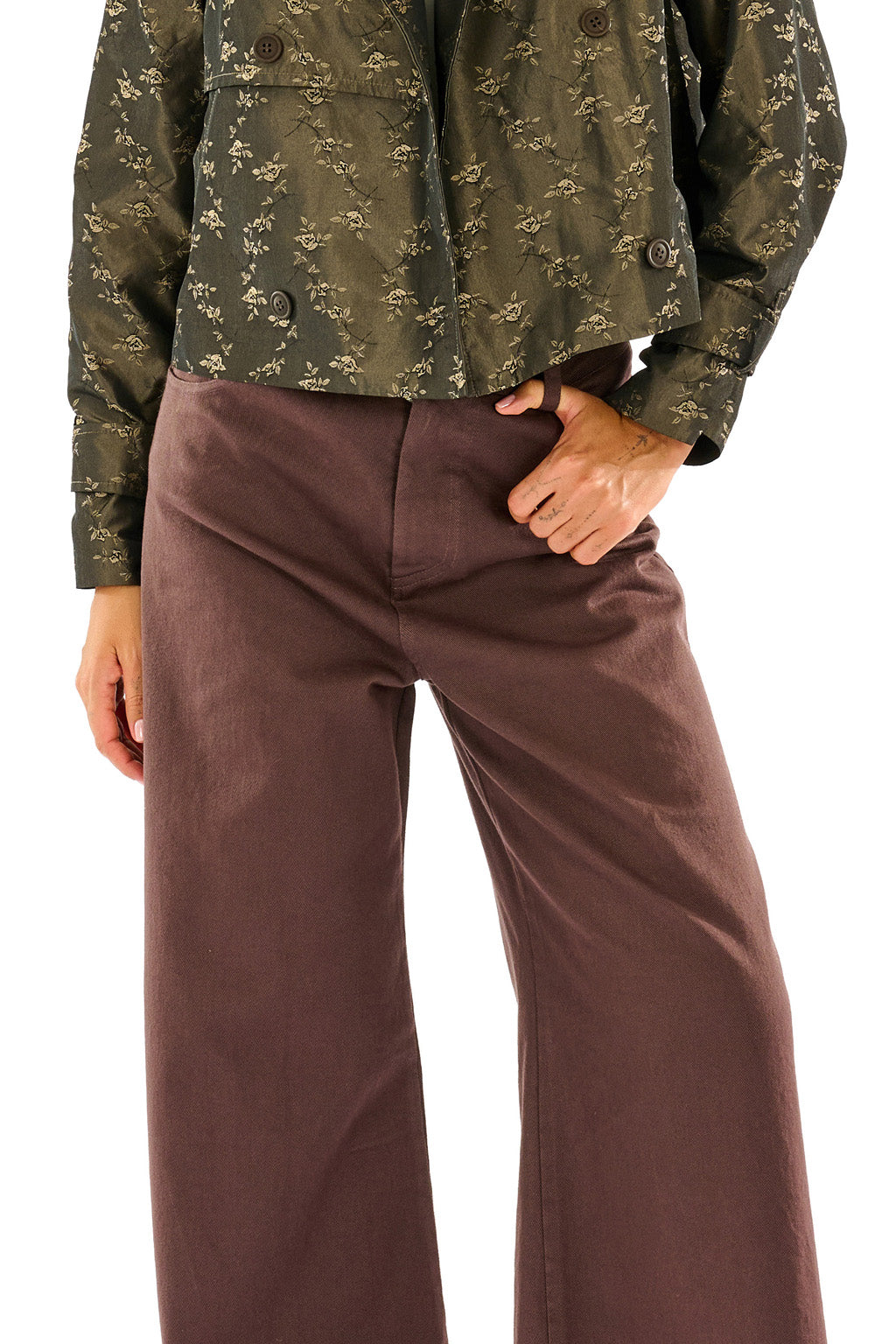 Pantalone wide leg