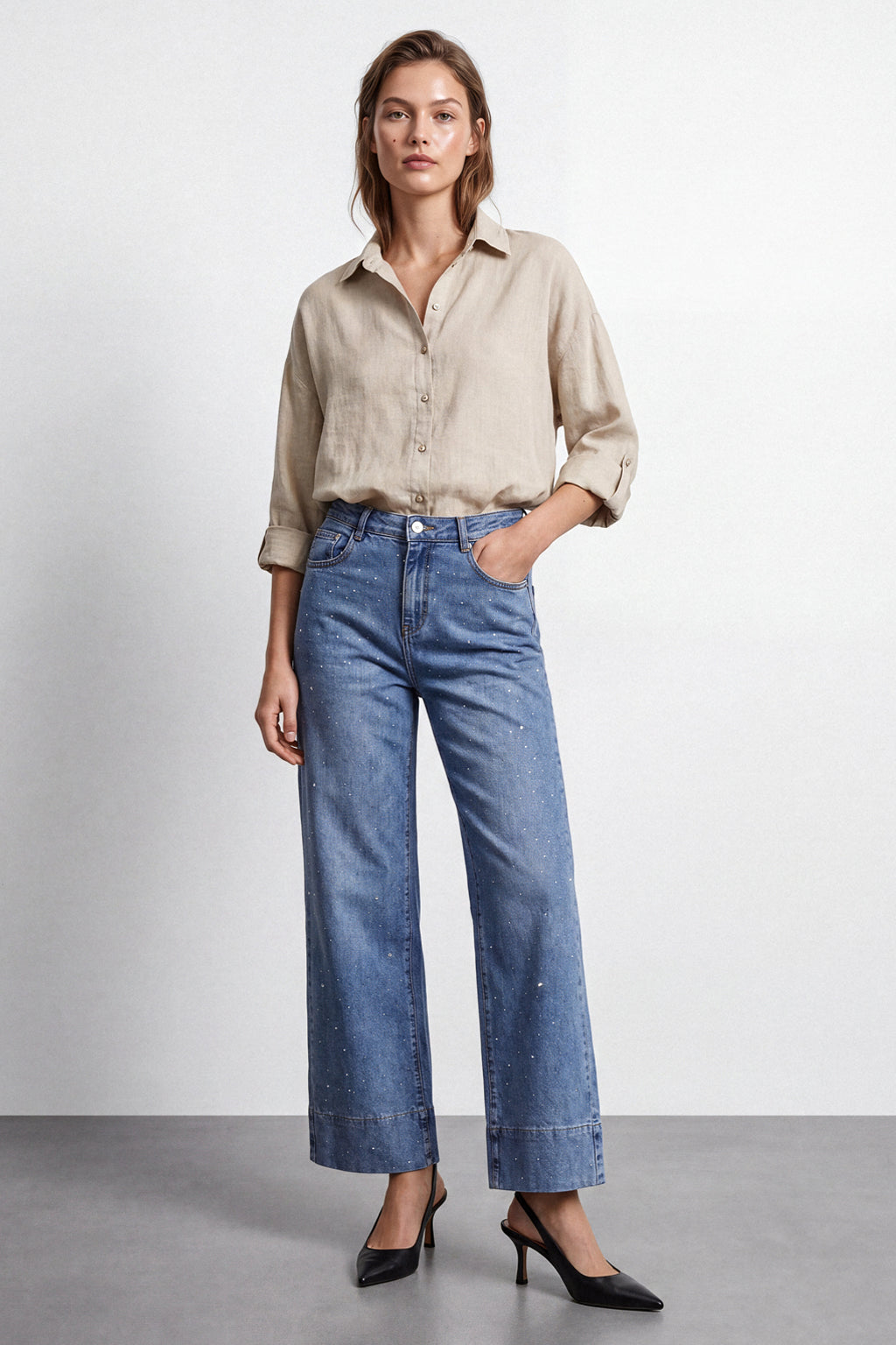 Camicia over lino
