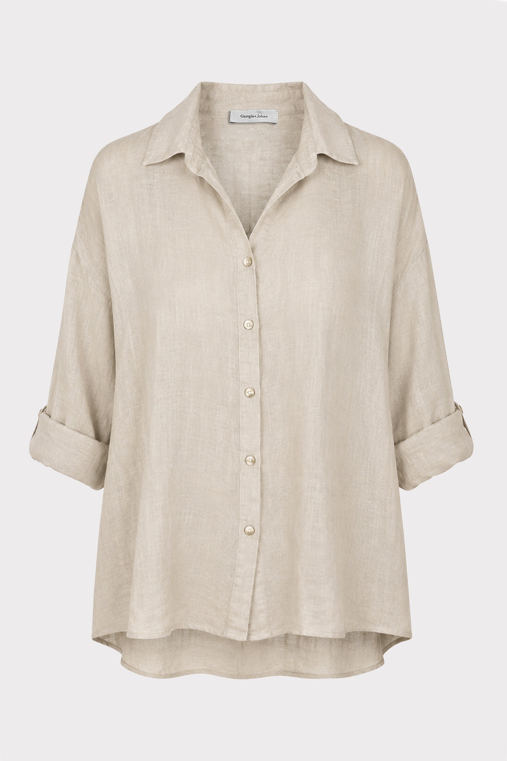 Camicia over lino
