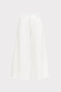 Pantalone cotone wide leg