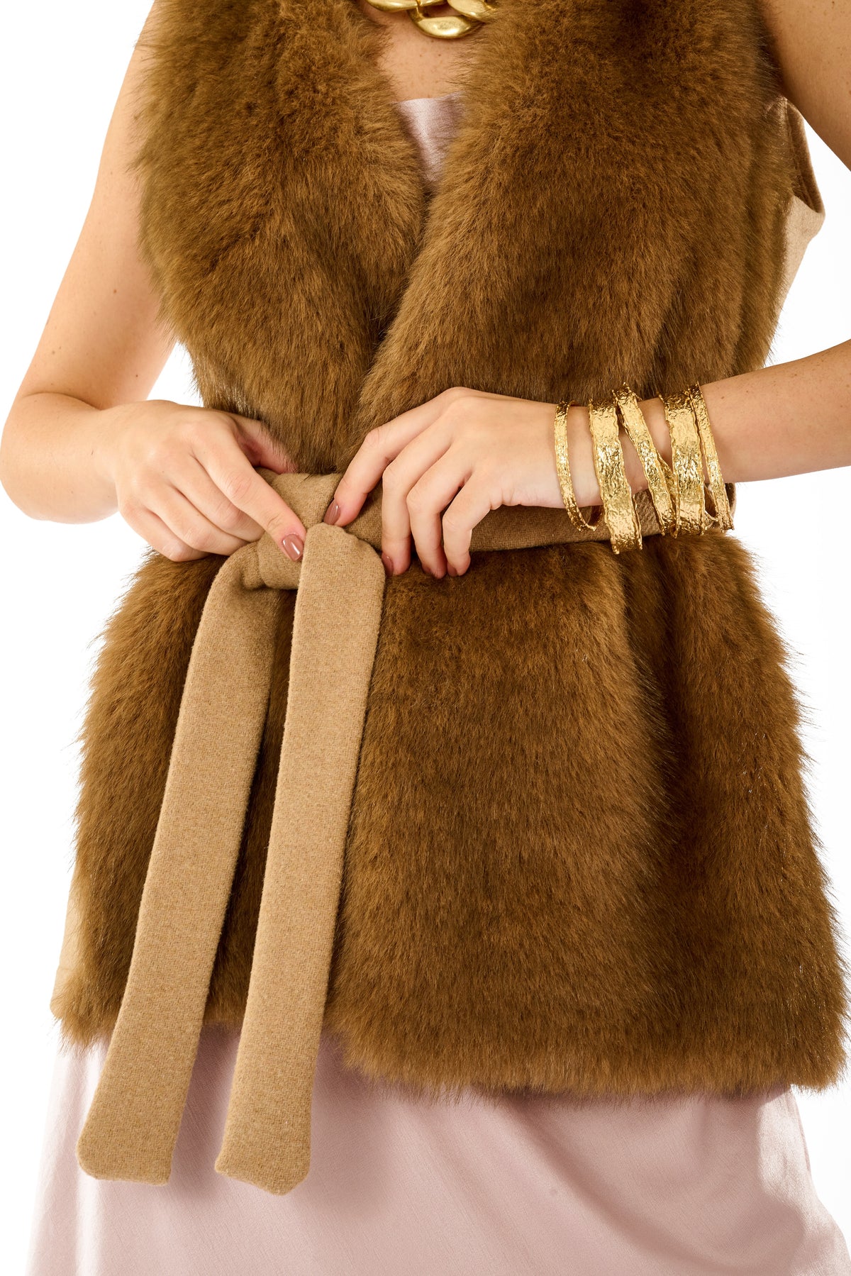 Gilet bimaterico