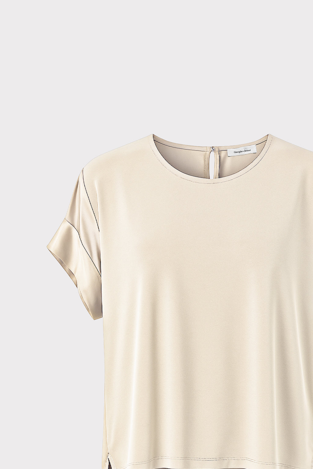 Blusa doppio tessuto