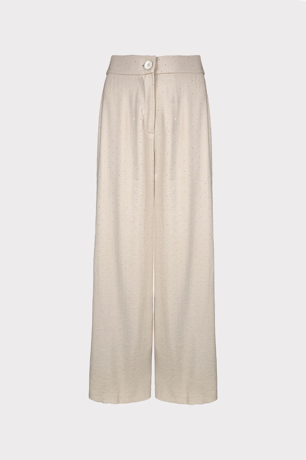 Pantalone tessuto borchiette