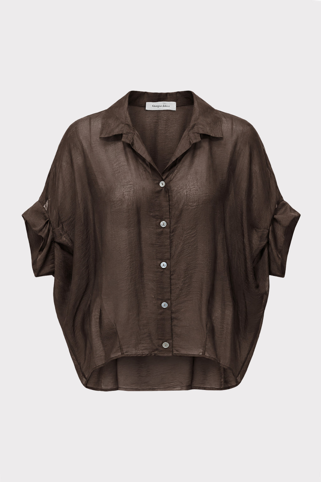 Camicia over in lyocell