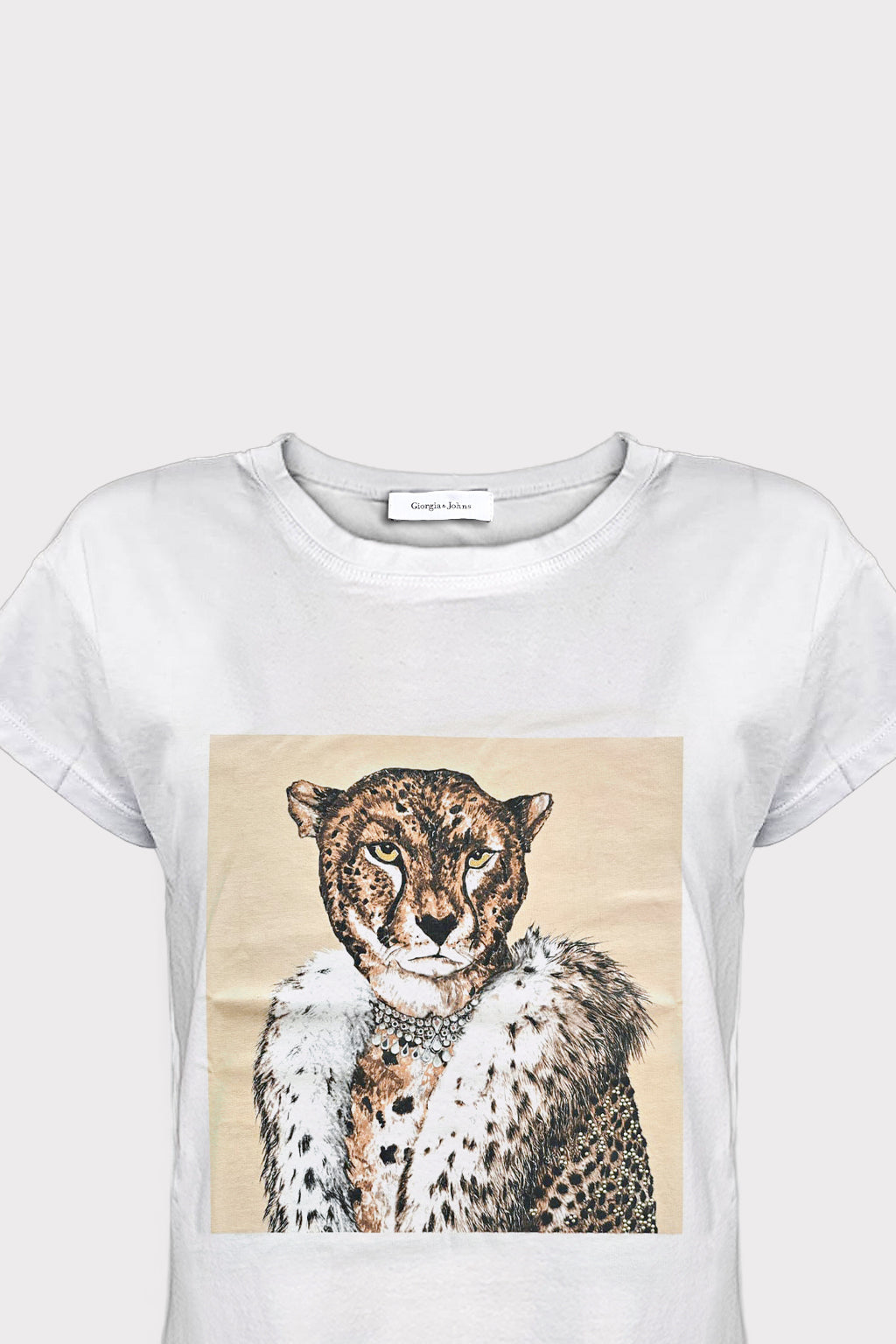 T shirt ghepardo glam