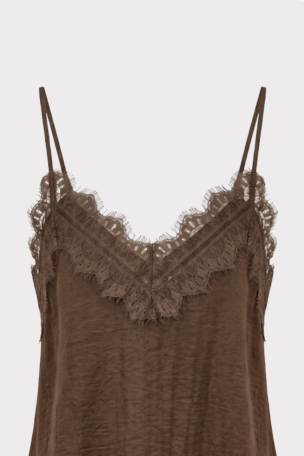 Top lingerie in misto lino