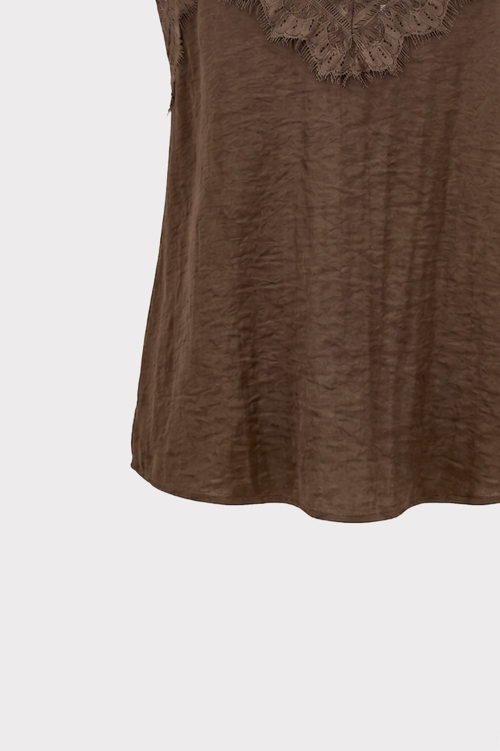 Top lingerie in misto lino