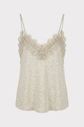 Top lingerie in misto lino