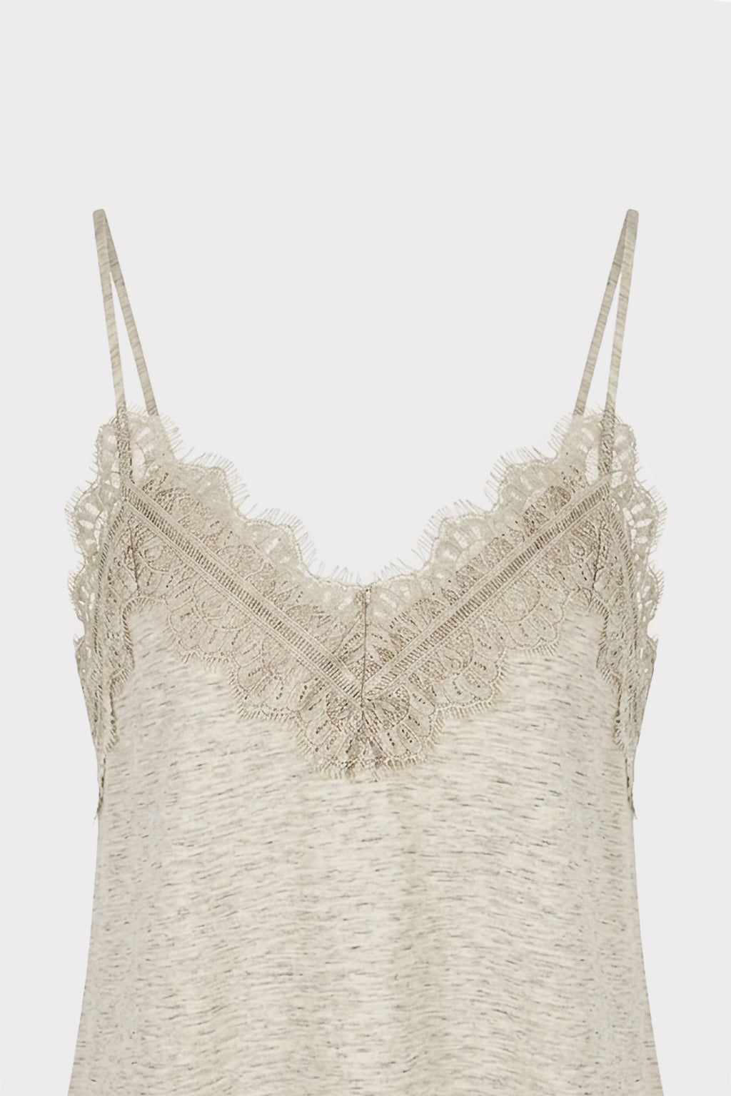 Top lingerie in misto lino