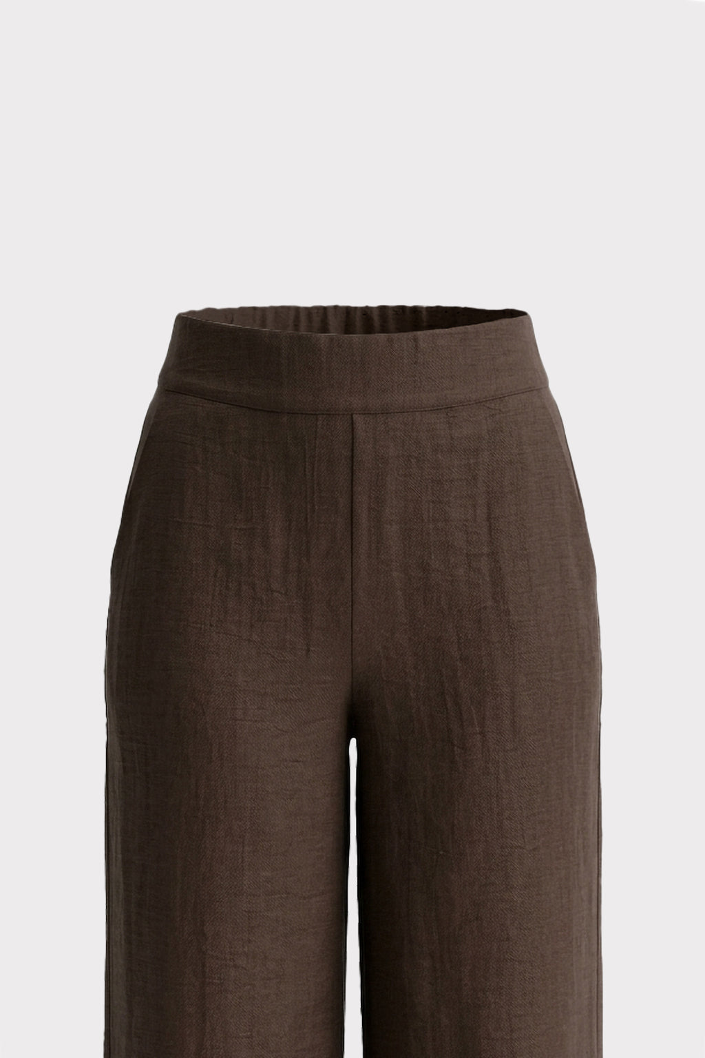 Pantalone palazzo misto lino