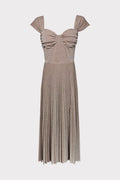 Abito lurex con coppe