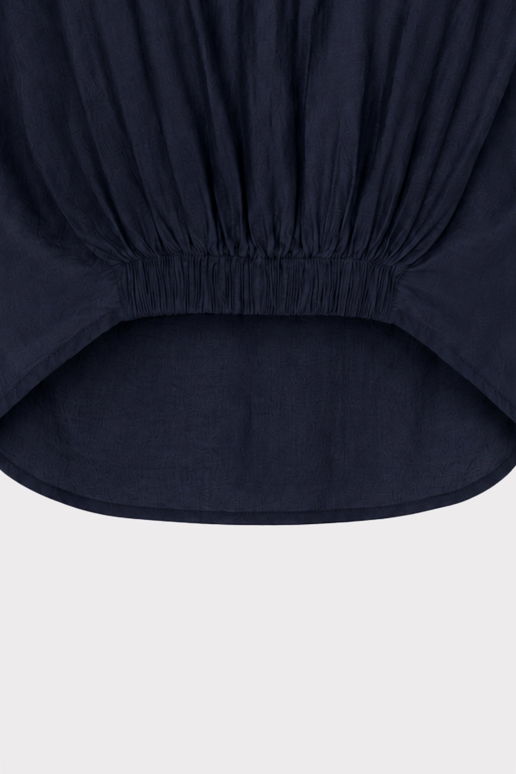 Blusa crop dettaglio drappeggio