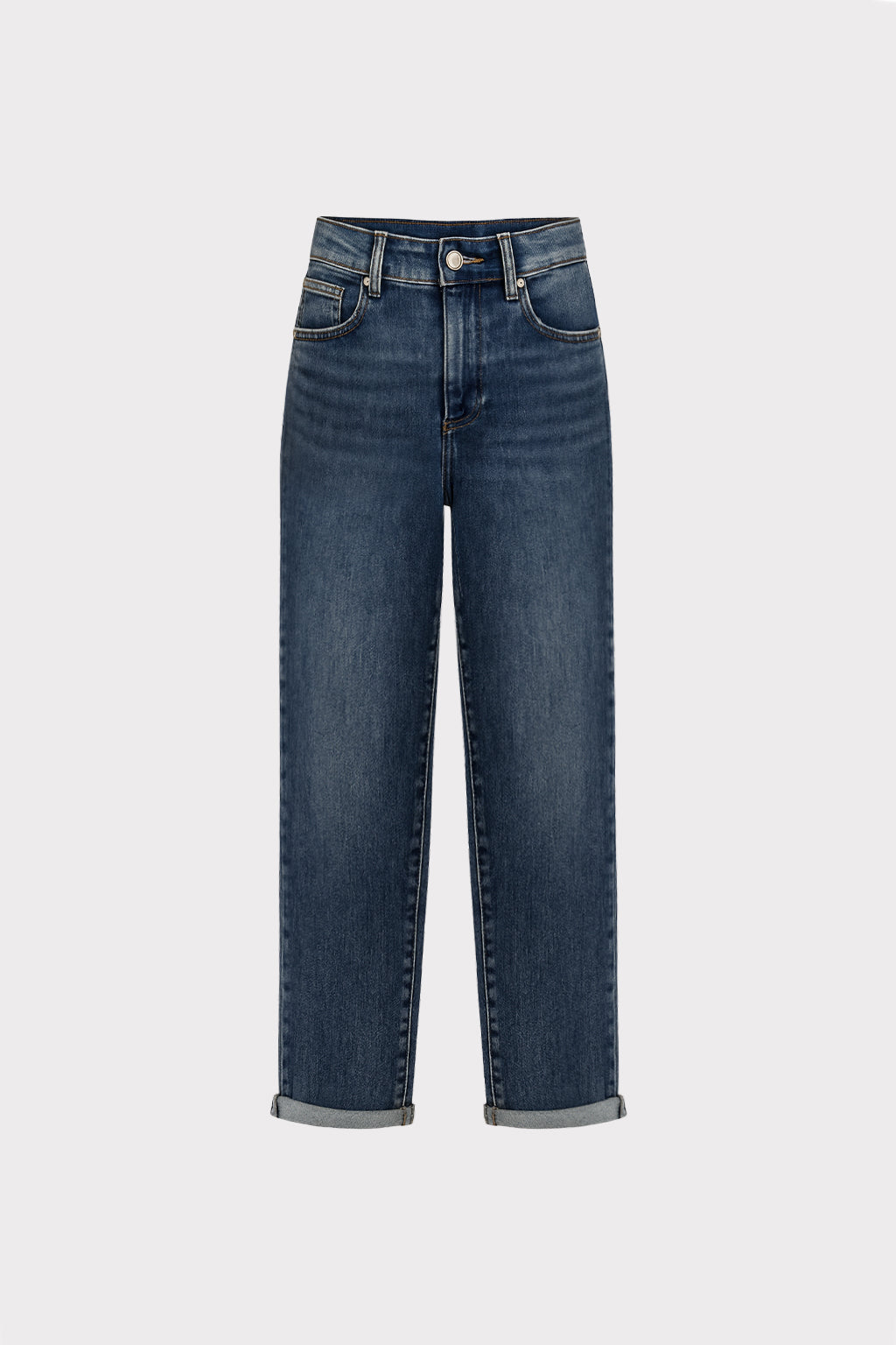 Jeans cropped gamba dritta