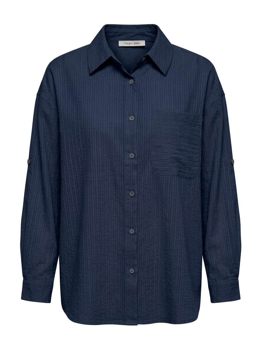 Camicia over micro-riga