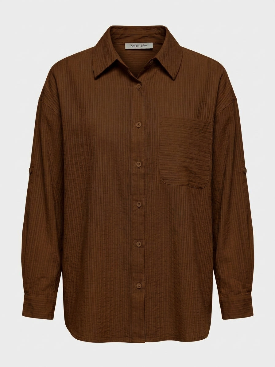 Camicia over micro-riga