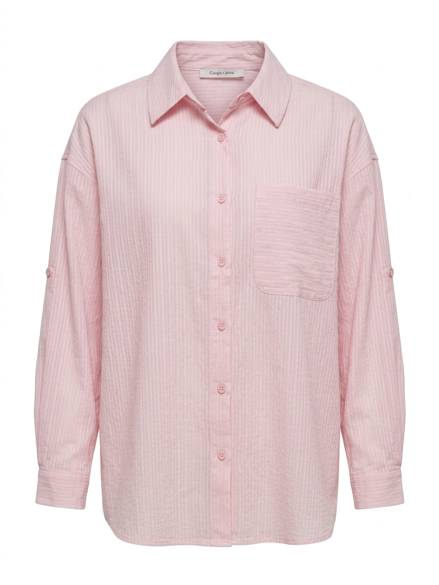 Camicia over micro-riga