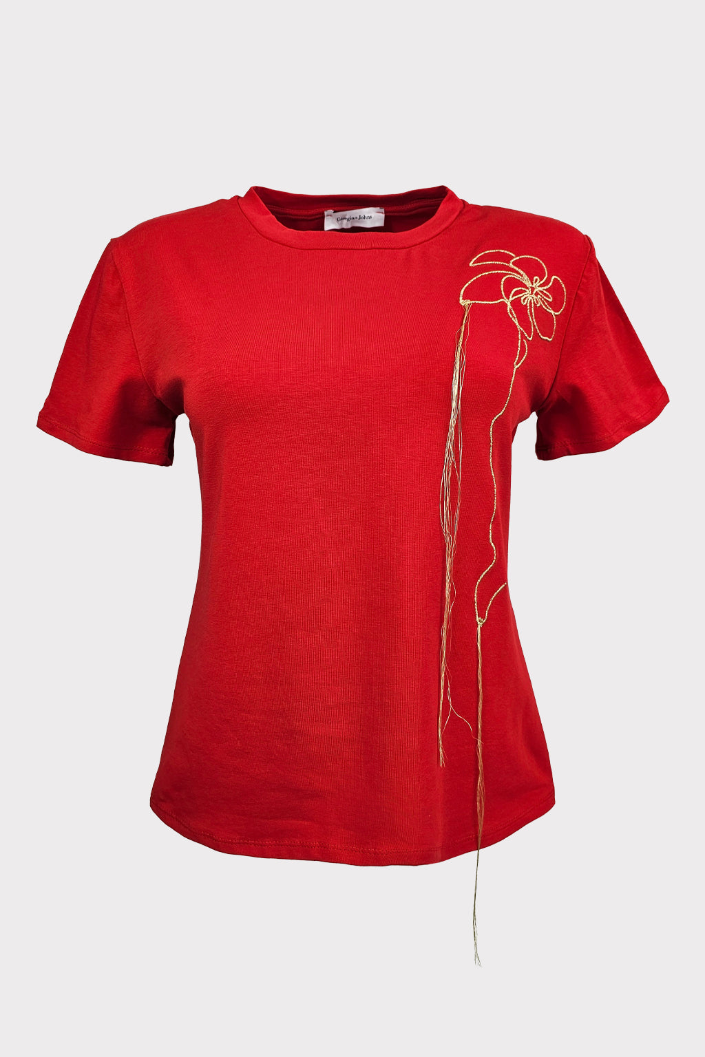 T-shirt con ricamo